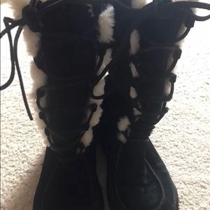 UGG tall lace up boots